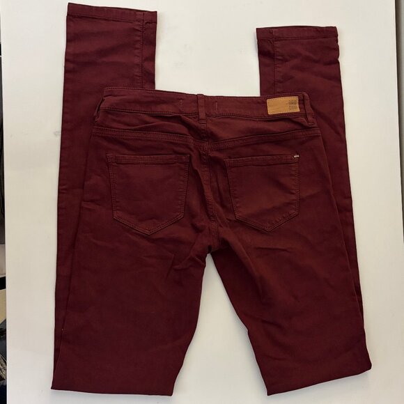 Garage stretch burgundy skinny jeans size 1 - Picture 2 of 9